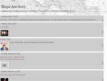 Tablet Screenshot of mapsaresexy.blogspot.com