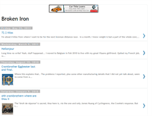 Tablet Screenshot of brokeniron.blogspot.com