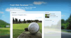 Desktop Screenshot of freshwebdeveloper.blogspot.com