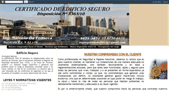 Desktop Screenshot of certificadoedificioseguro.blogspot.com