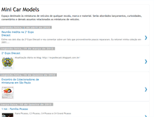 Tablet Screenshot of minicarmodels.blogspot.com