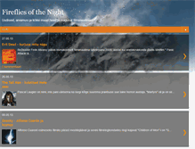 Tablet Screenshot of firefliesofthenight.blogspot.com