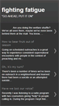 Mobile Screenshot of fightingfatigue.blogspot.com