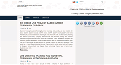 Desktop Screenshot of cisco-training-institute-gurgaon.blogspot.com