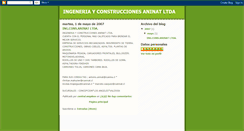 Desktop Screenshot of ingeneriayconstruccionesaninatltda.blogspot.com