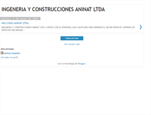 Tablet Screenshot of ingeneriayconstruccionesaninatltda.blogspot.com