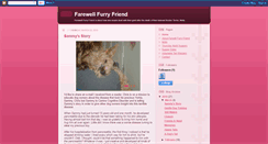 Desktop Screenshot of farewellfurryfriend.blogspot.com