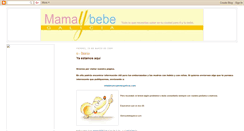 Desktop Screenshot of mamaybebegalicia.blogspot.com