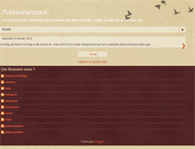 Tablet Screenshot of petitcoeuramoi.blogspot.com