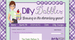 Desktop Screenshot of dillydabbles.blogspot.com