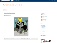 Tablet Screenshot of crashlandstudio.blogspot.com