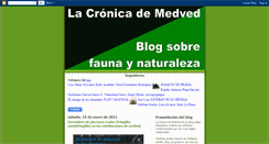 Desktop Screenshot of lacronicademedved.blogspot.com