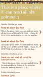 Mobile Screenshot of golmaal3lyrics.blogspot.com