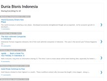 Tablet Screenshot of duniabisnisindonesia.blogspot.com