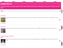 Tablet Screenshot of eatpinklove.blogspot.com