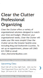 Mobile Screenshot of cleartheclutterprofessionalorganizing.blogspot.com