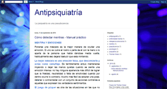 Desktop Screenshot of antisiquiatria.blogspot.com