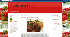 Desktop Screenshot of maudeandbetty.blogspot.com