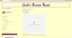 Desktop Screenshot of godsruntsrant.blogspot.com