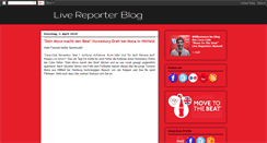 Desktop Screenshot of live-reporter.blogspot.com