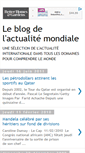 Mobile Screenshot of leblogdelactualitemondiale.blogspot.com