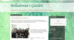 Desktop Screenshot of belladonnasgarden.blogspot.com