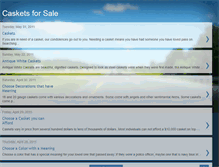 Tablet Screenshot of caskets-for-sale.blogspot.com