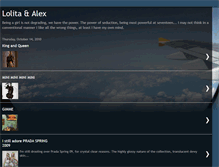 Tablet Screenshot of lolitaandalex.blogspot.com