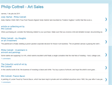 Tablet Screenshot of philipcottrellart.blogspot.com