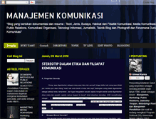 Tablet Screenshot of manajemenkomunikasi.blogspot.com