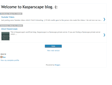 Tablet Screenshot of kasparscape.blogspot.com