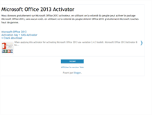 Tablet Screenshot of microsoftoffice2013-activator.blogspot.com