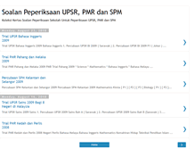 Tablet Screenshot of contohsoalanpeperiksaan.blogspot.com