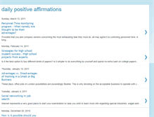 Tablet Screenshot of daily-positive-affirmations.blogspot.com