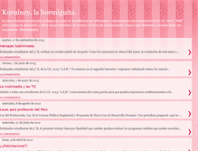 Tablet Screenshot of kuruinzylahormiguita.blogspot.com