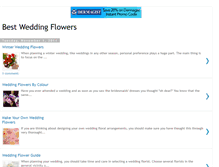 Tablet Screenshot of bestweddingflowers.blogspot.com