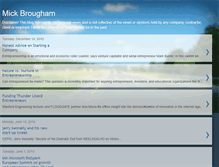 Tablet Screenshot of mickbrougham.blogspot.com