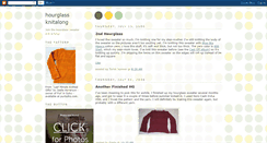 Desktop Screenshot of hourglass-knit-a-long.blogspot.com