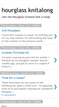 Mobile Screenshot of hourglass-knit-a-long.blogspot.com