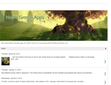 Tablet Screenshot of homegrownapps.blogspot.com