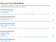 Tablet Screenshot of discountfauxwoodblinds.blogspot.com