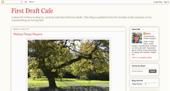 Desktop Screenshot of firstdraftcafe.blogspot.com