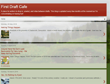 Tablet Screenshot of firstdraftcafe.blogspot.com