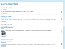 Tablet Screenshot of gianfrancopintore.blogspot.com