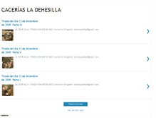 Tablet Screenshot of caceriasladehesilla.blogspot.com