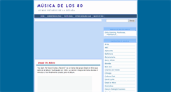 Desktop Screenshot of musica80ntera.blogspot.com