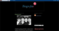 Desktop Screenshot of biografia-beatles.blogspot.com