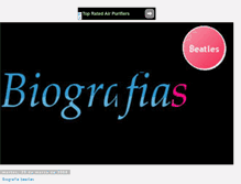 Tablet Screenshot of biografia-beatles.blogspot.com
