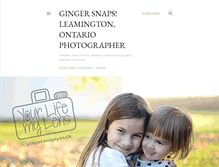 Tablet Screenshot of gingersnapsyou.blogspot.com