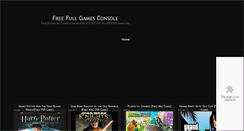 Desktop Screenshot of gamesconsolesfree.blogspot.com